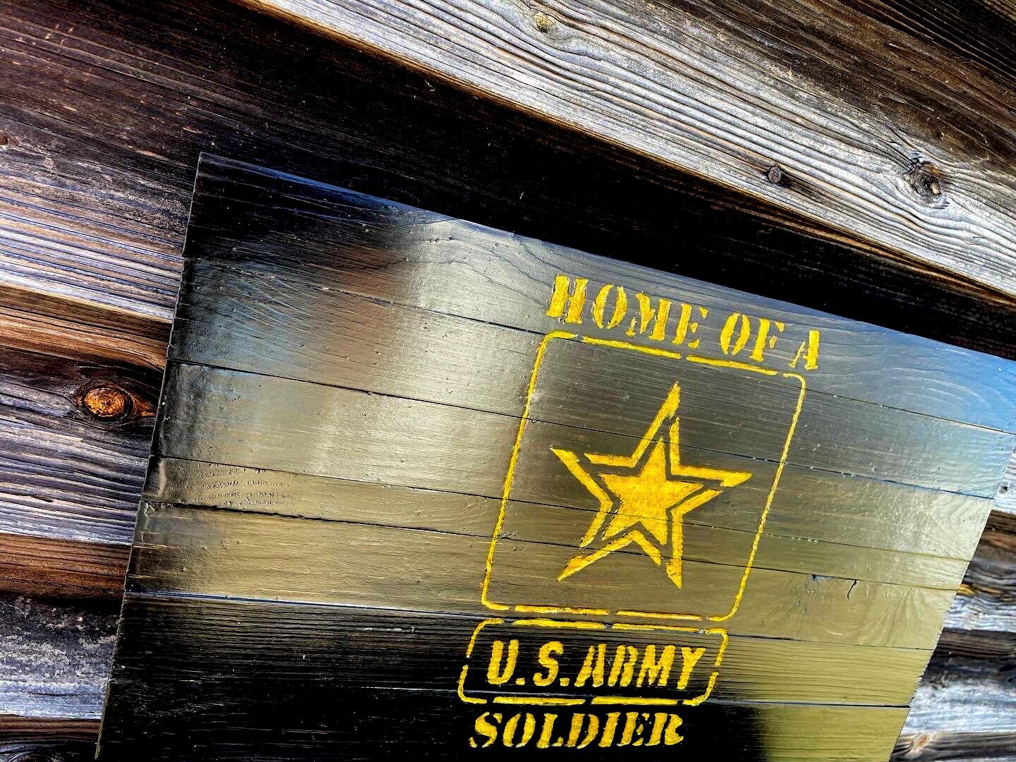Handmade Rustic Wooden US Army Soldier Flag - Veteran Gift - Etsy