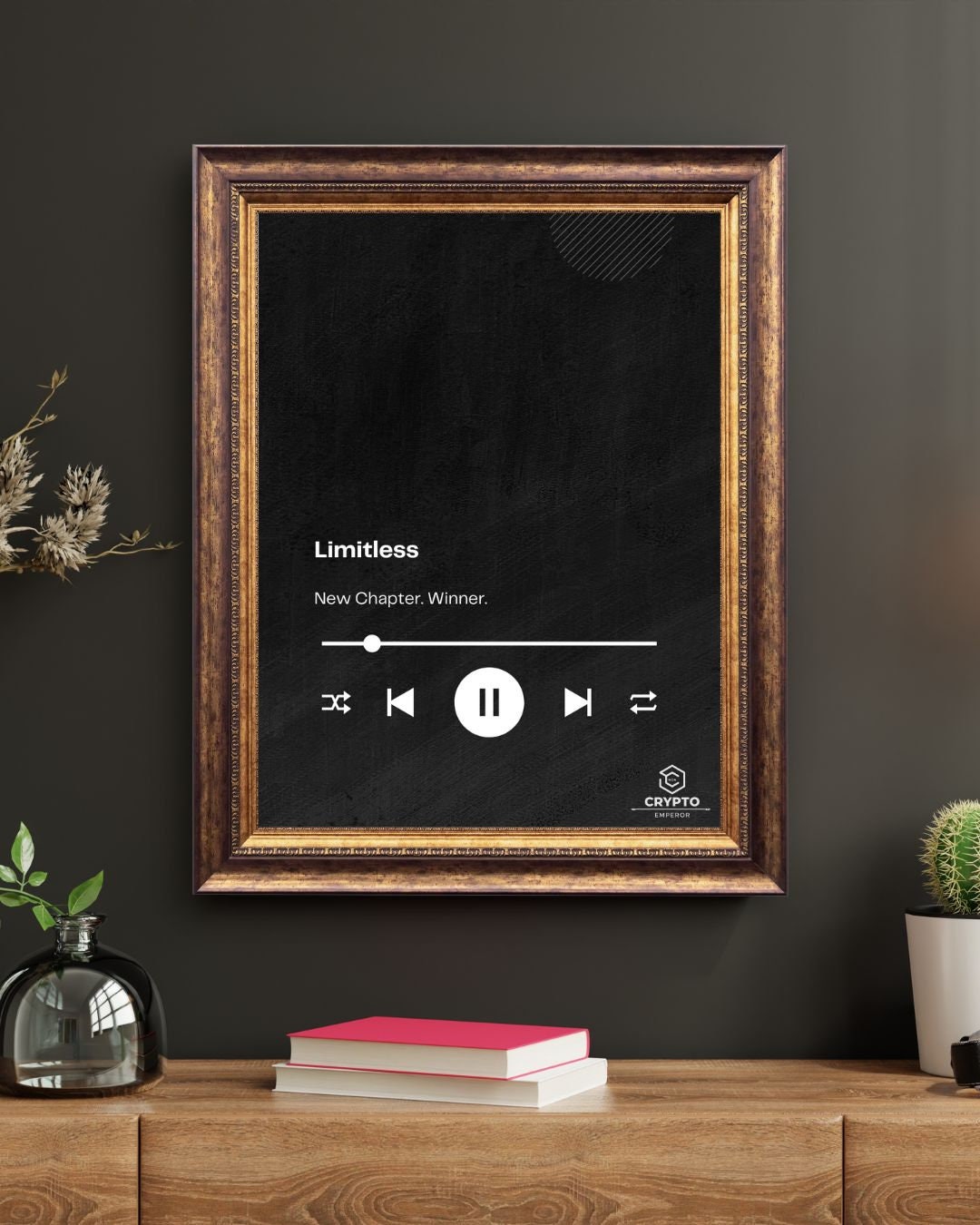 Limitless Print Mindset New Chapter Winner Inspirational Art Motivational  Poster Trading Crypto Wallpaper Modern Wall Cryptocurrency Decor - Etsy