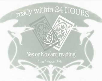 YES OR NO | Same Day | One Question Tarot Reading | accurate psychic reading by She's Occultish Etsy Witch