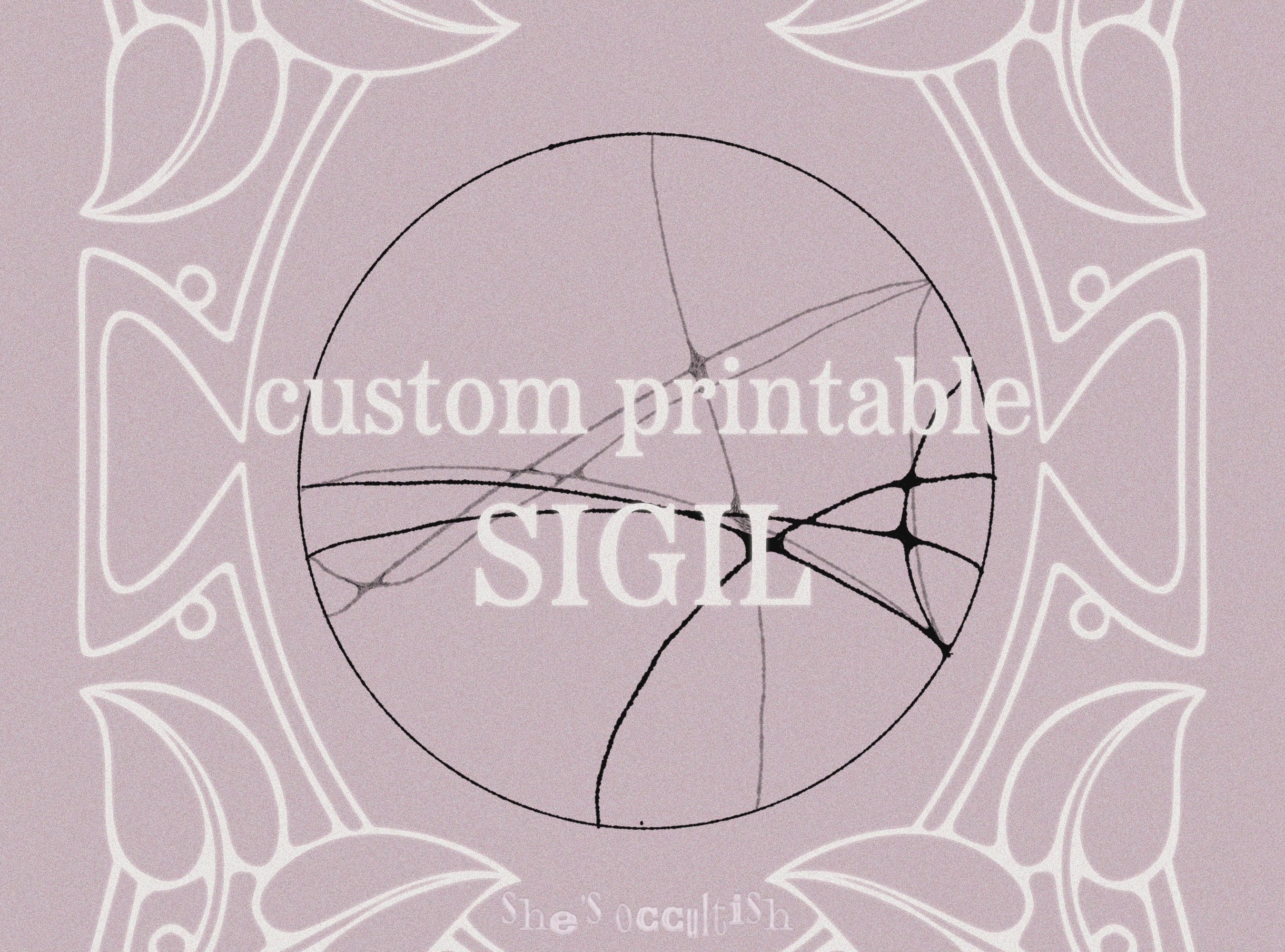 Custom Sigil Design for Manifestation & Witchcraft (digital Download ...