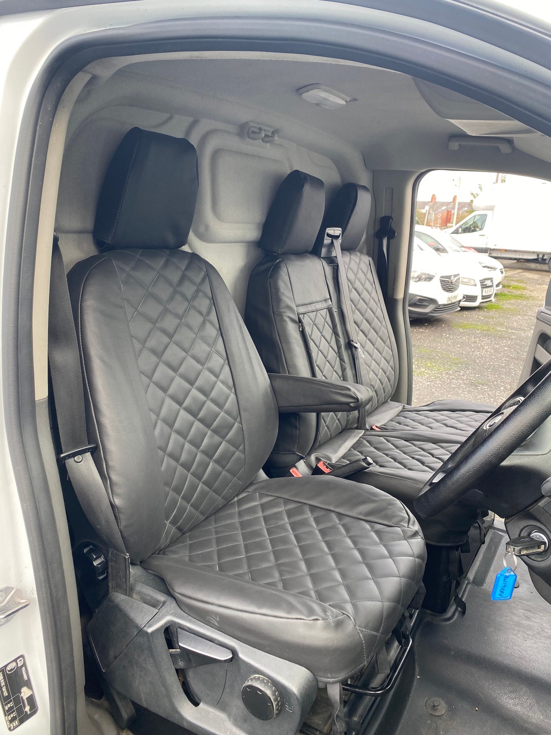 To Fit a Ford Transit Custom Van Black Bentley Diamond Made to Measure