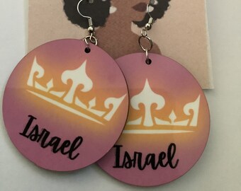 Israel Round Dangling Earrings