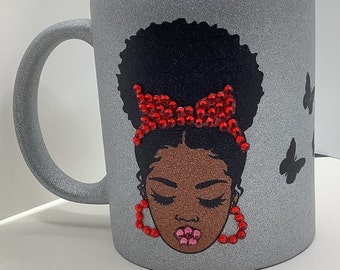 Woman Gift Beautiful Bling Mug