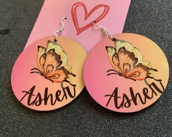 Hebrew Tribe of Asher Earrings
