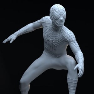 Spider-man Tobey Maguire. STL File, 3D Digital Printing, STL File for 3D printers, Movie characters, Games, Figures.