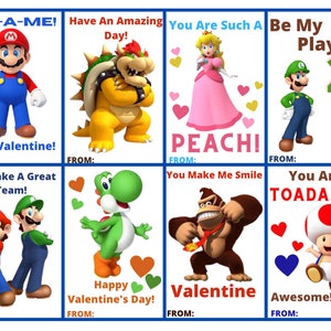 Mario Valentinstagskarten