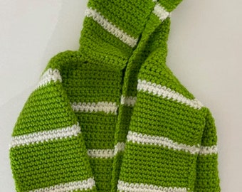 Single Crochet Baby Jacket With Hood