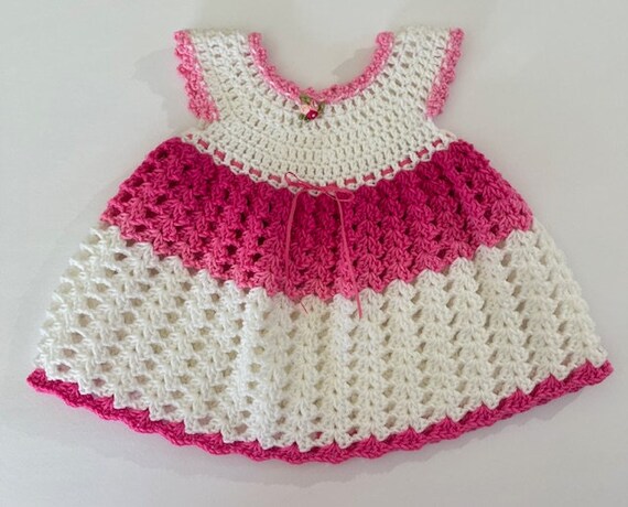 strawberry shortcake crochet dress Ravelry: Baby Dress "Strawberry Shortcake" pattern by Luba Roytberg