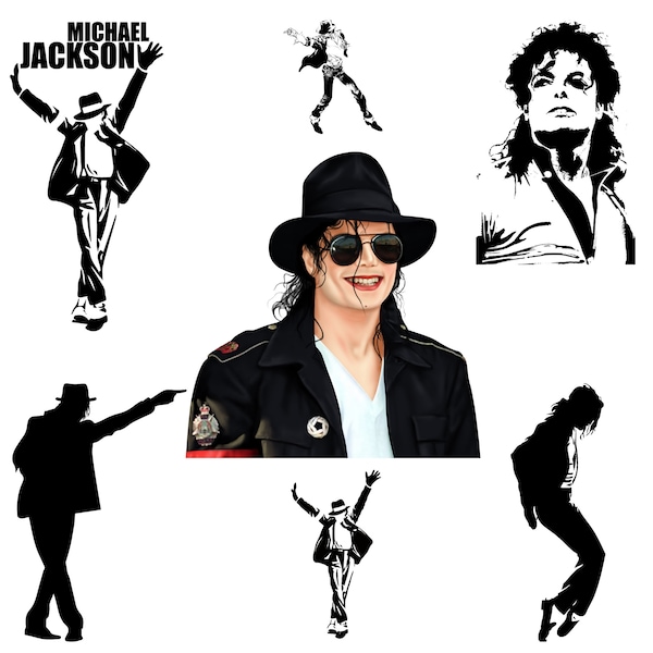 Michael Jackson png Bundle, king of pop clipart, Michael Jackson clipart,printable png package, Instant download