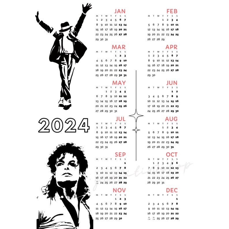 2024 Calendar, New Year Calendar, Calendar Clipart, Calendar Png