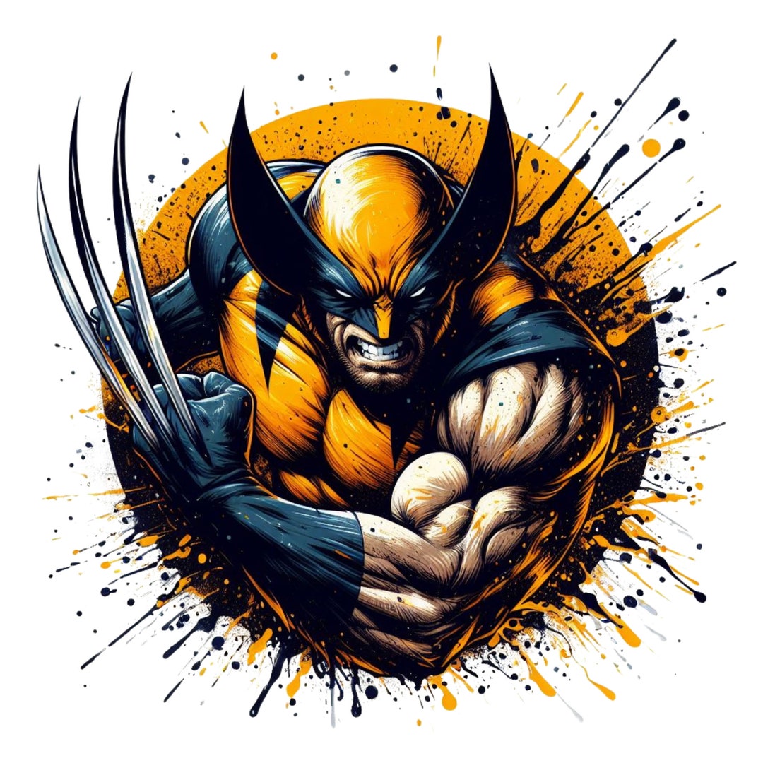 Wolverine Clipart, Wolverine Png, Wolverine Splash Design, Wolverine ...