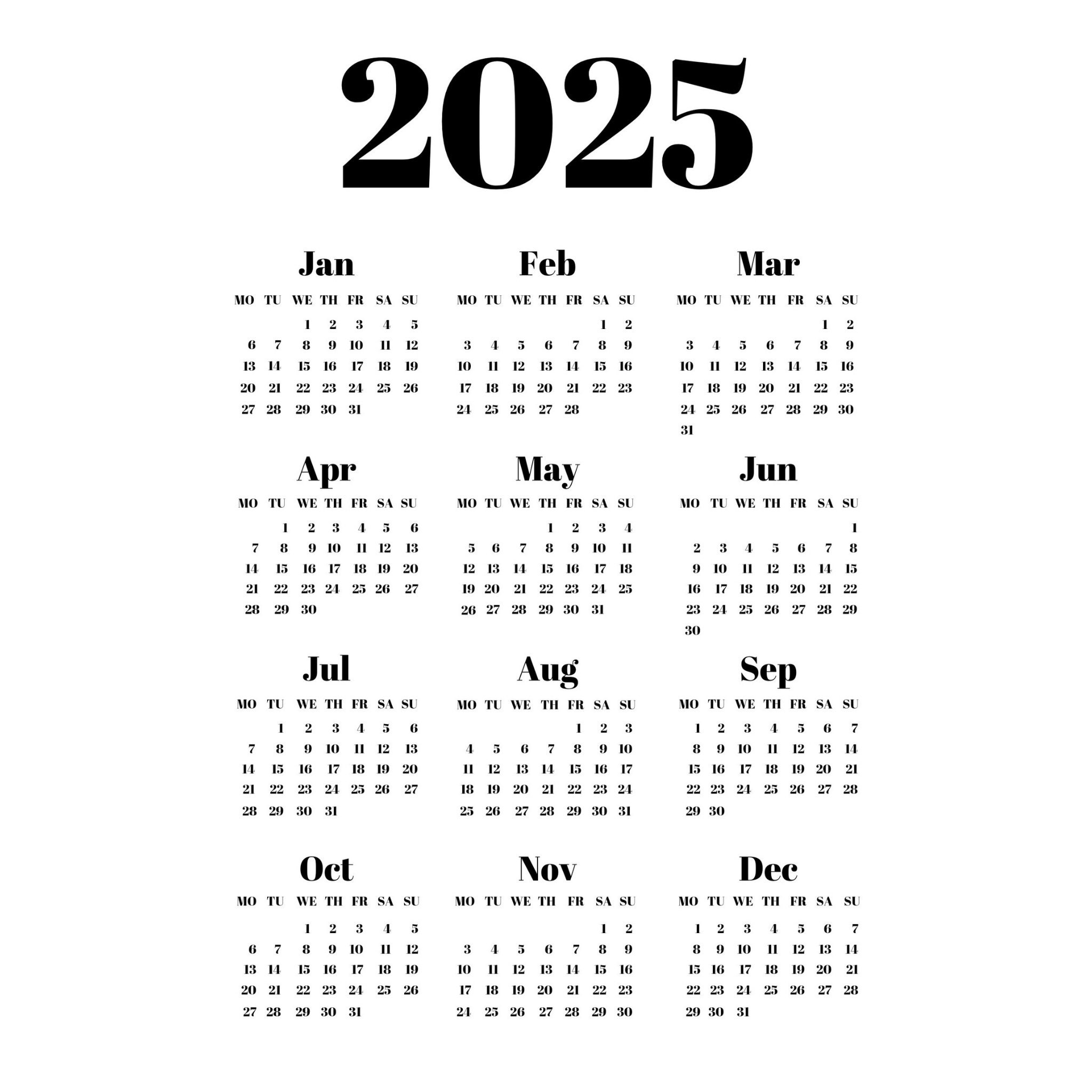 Kalender 2025 png, Kalender png, Kalender 2025, transparenter