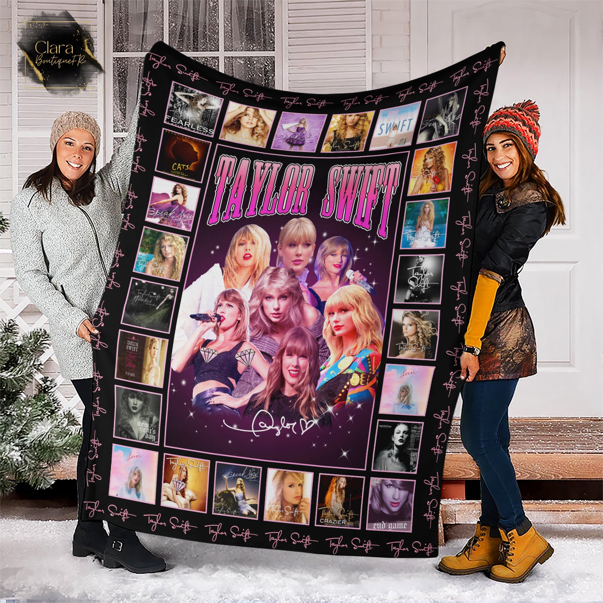 Discover Taylor Inspired Fleece Blanket