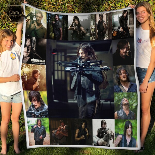 Walking Dead Daryl Dixon Queen Blanket main image 1