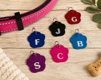 Personalized Dog ID Tag | Custom Paw Print Pet Tag