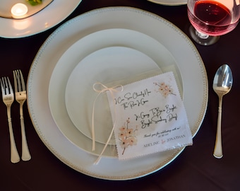 Personalized Microfiber Lens Cleaning Cloth: Wedding Favor Keepsake