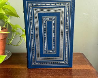 Easton Press The Fountainhead Ayn Rand Blue Leather Gilt Collector Edition Book