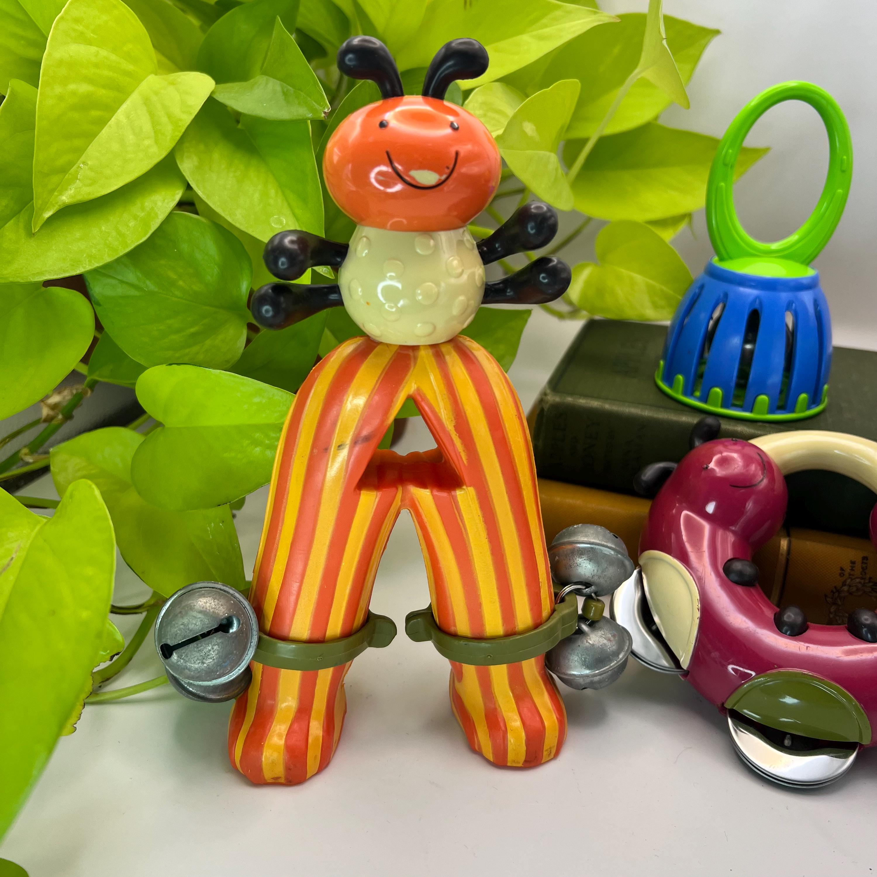 My B Toys Musical Bug Sensory Toy Set Bells Rattles Nursery Play Decor ...