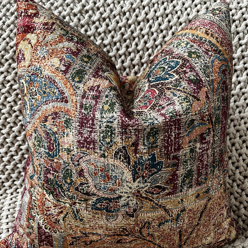 Jewel Tone Pillow - Etsy
