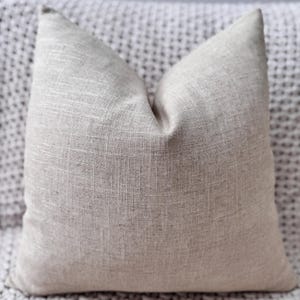 Flax Linen Pillow Cover