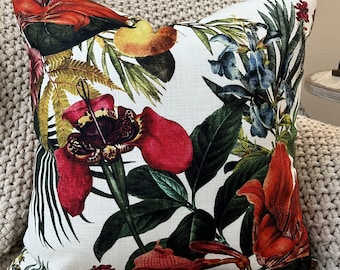 Kravet Large Scale Floral Pillow Cover
