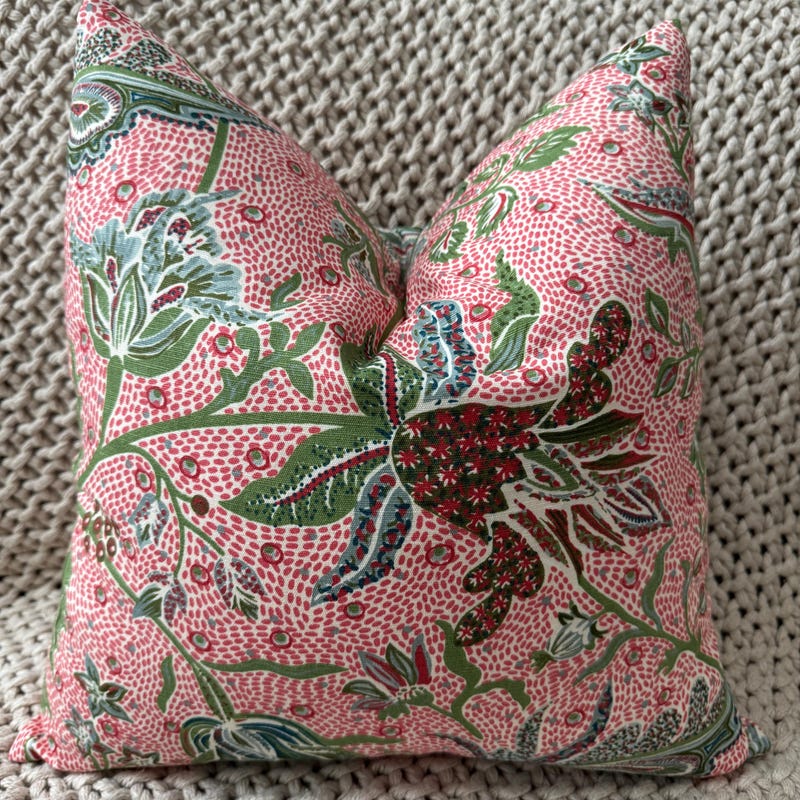 Raspberry Blue Pillows - Etsy