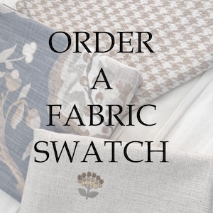 Order Fabric Swatch: Pillow Cover Material Sample