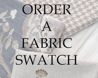 Order Fabric Swatch: Pillow Cover Material Sample