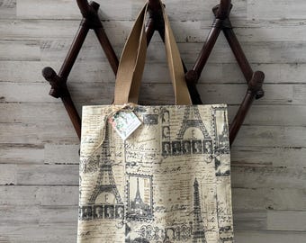 French Script Tote Bag