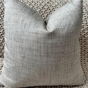 Silky Neutral Textured Pillow Cover