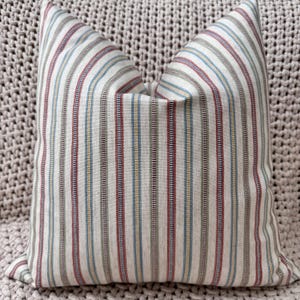 Woven Striped Pillow Cover