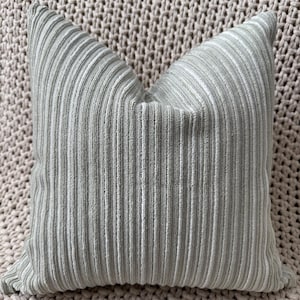 Sage Chenille Textured Pillow Cover