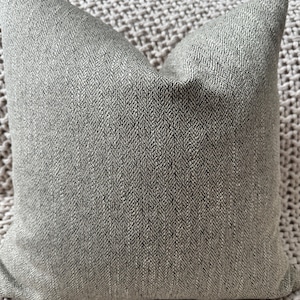 Neutral Brown Menswear Pillow Cover