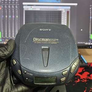 Sony Discman, Sony CD Walkman D - E445 Vintage CD Compact Player, Portable CD Player, Retro Music Player, Present For Her, Vintage Cd Player