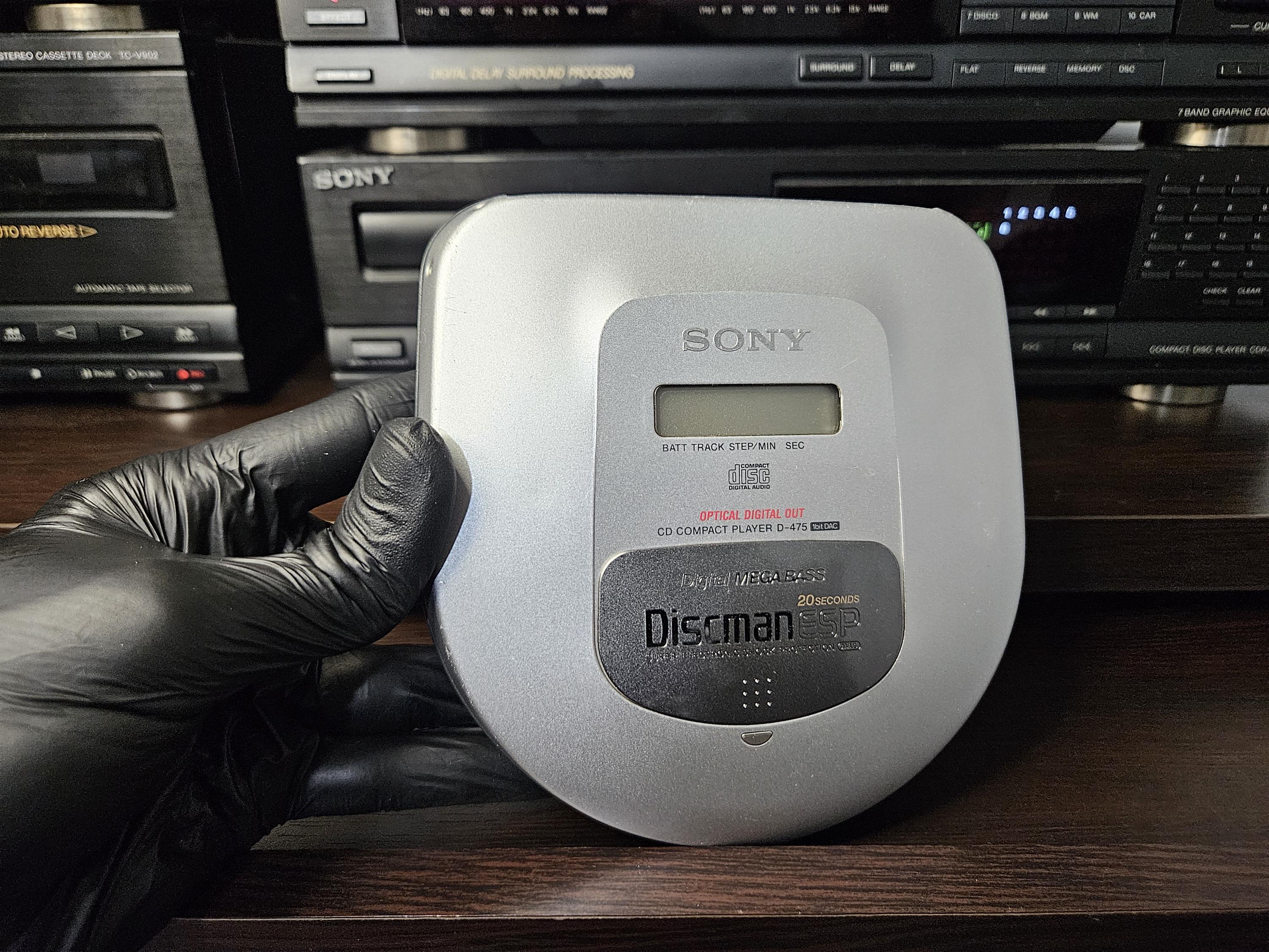 SONY Discman ESP ポータブルCDプレーヤー D-475 【公式通販】