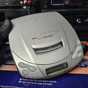 Sony Discman In Box, Sony CD Walkman D C21 Vintage CD Compact Player, Retro Music Player, Portable CD Player, Present For Her, Gift For Him