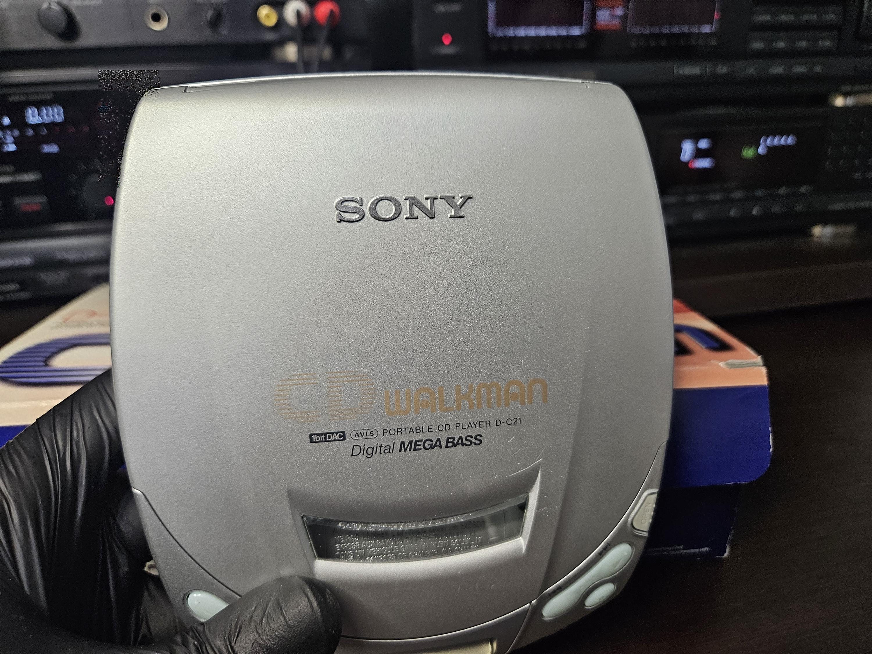 Vintage Sony Discman D-C21, Retro CD Player in Box - Etsy
