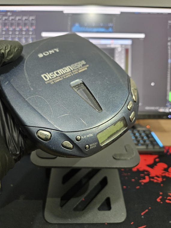 Vintage Sony Discman D-E445, Portable CD Player - Etsy