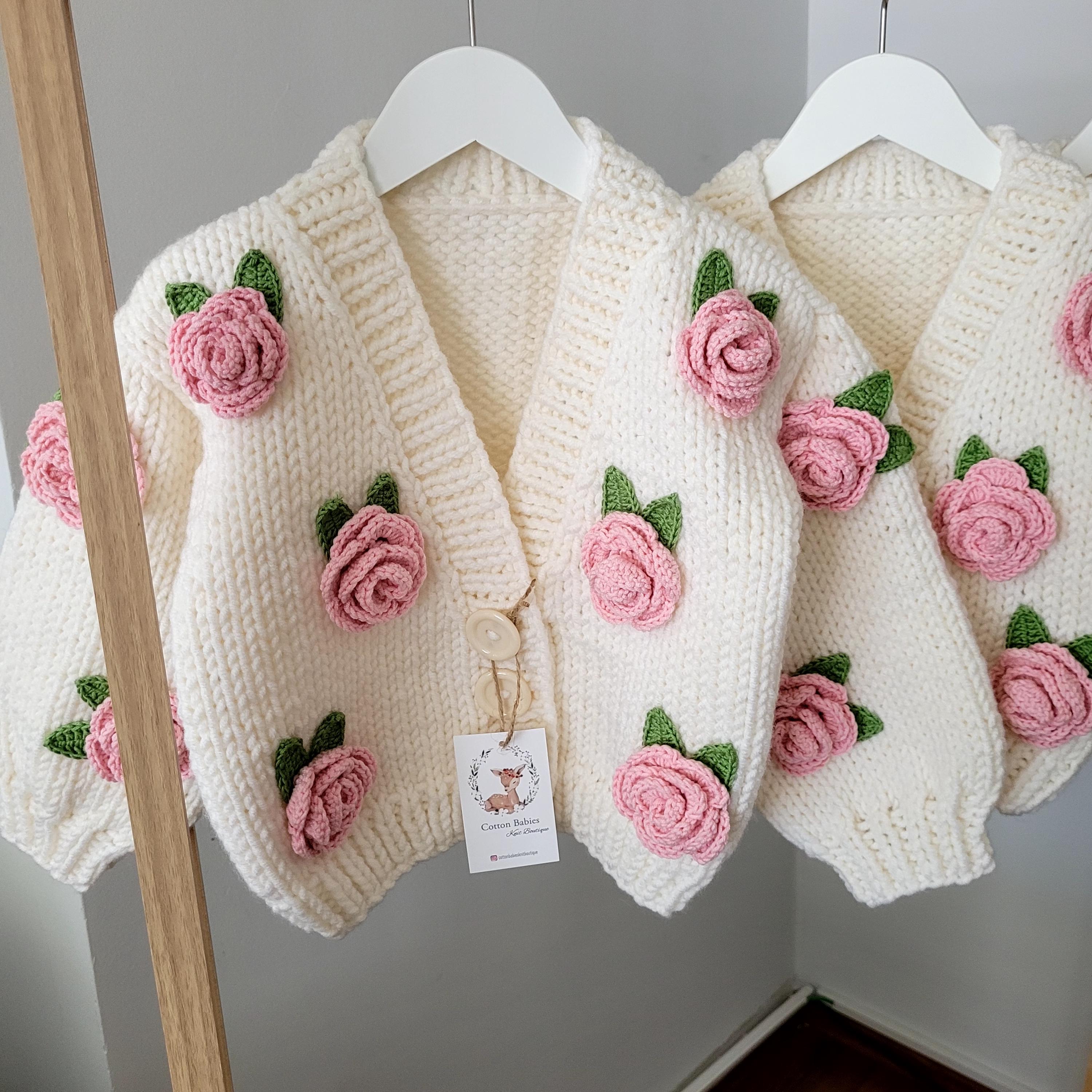 Primrose Baby Cardigan - Nectar