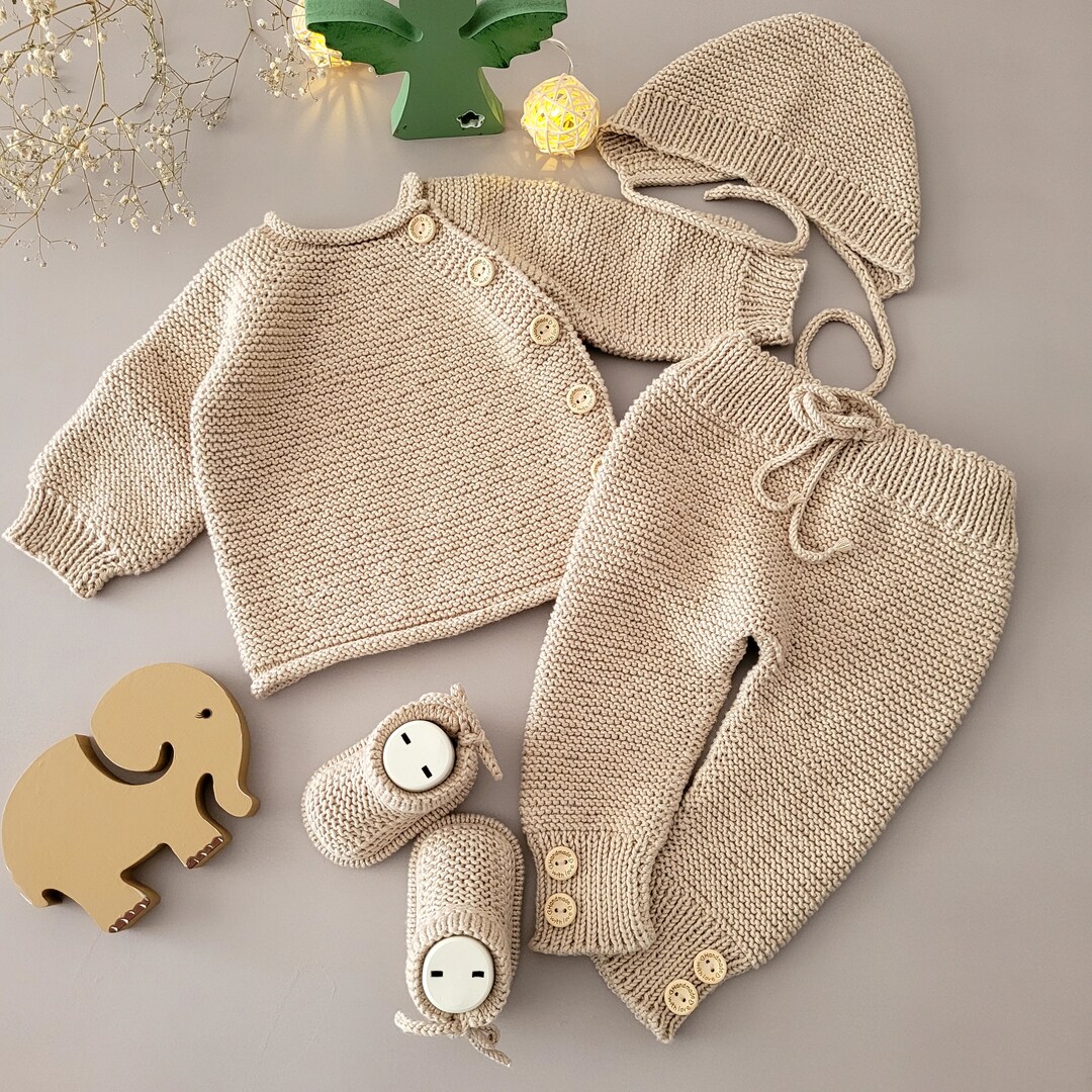 Newborn Coming Home Outfit, Organic Cotton Baby Clothing Set, Baby