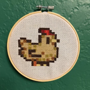 Chicken Cross Stitch Pattern- Stardew Valley