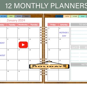 Digital Planner 2024 & 2025 / Goodnotes Planner / Daily and Monthly ...