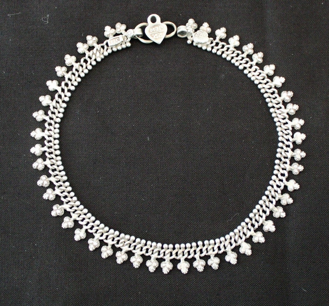 Vintage Indian Silver Anklets Various Children Sizes Etsy