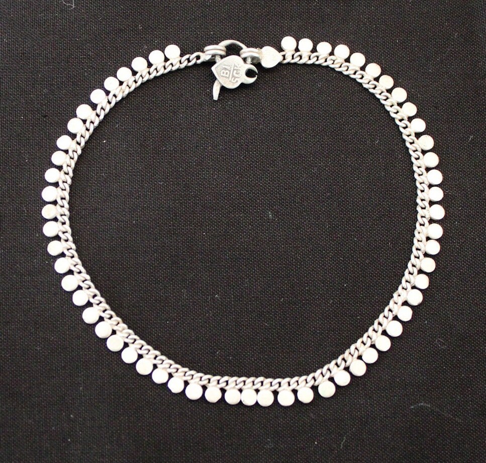 Vintage Indian Silver Anklets Various Children Sizes Etsy