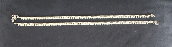 Indian Silver Anklets - Pair - image 1