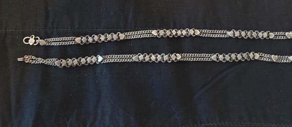 Indian Silver Anklets Pair - image 1