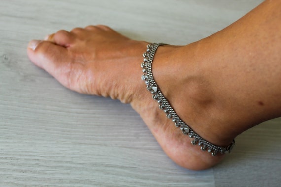 Assorted Indian Silver Anklets - image 1