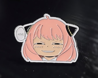 Anya Forager Smug Face Soft Enamel Pin