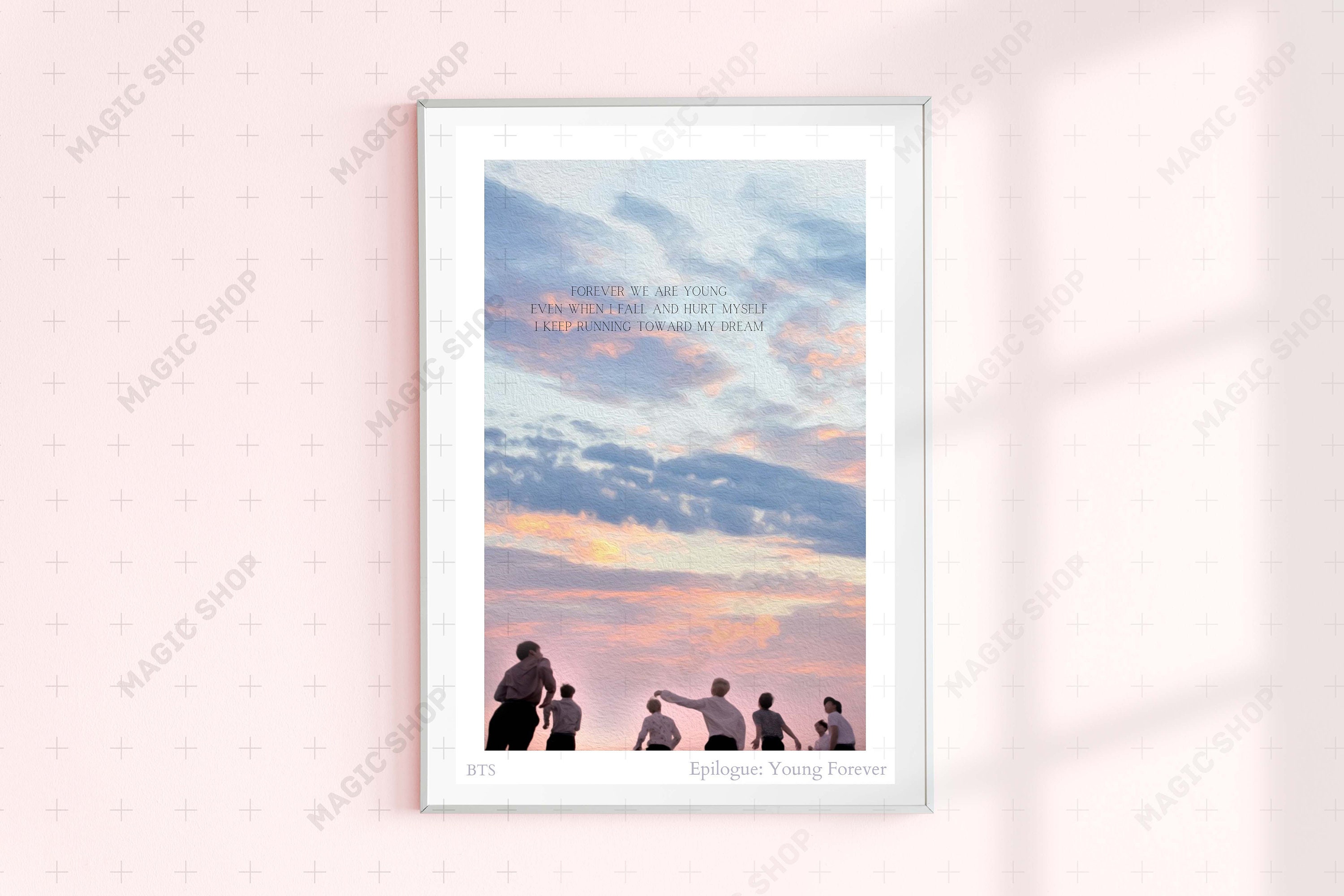 You never walk alone poster BTS Jimin Art Board Print for Sale by