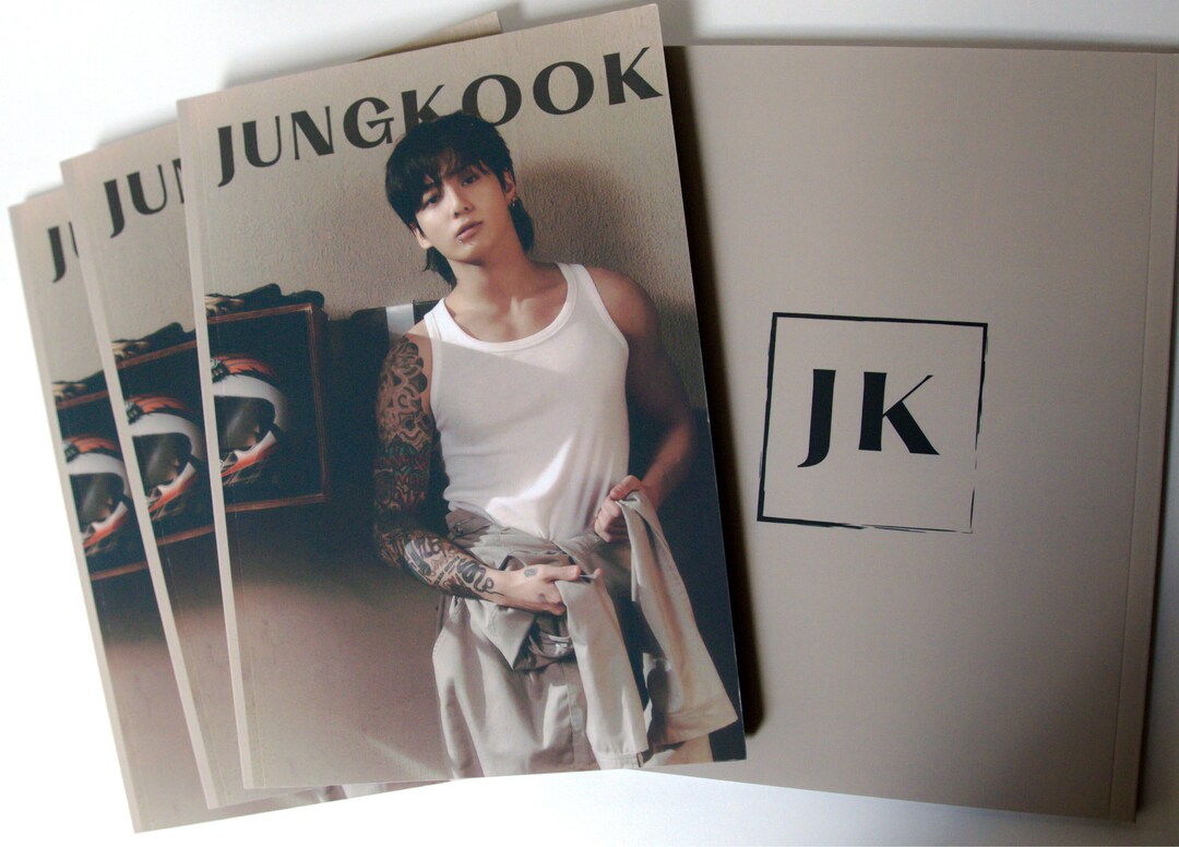 BTS Jeon Jungkook Box photobook, Polaroids, Photocards, Keychain